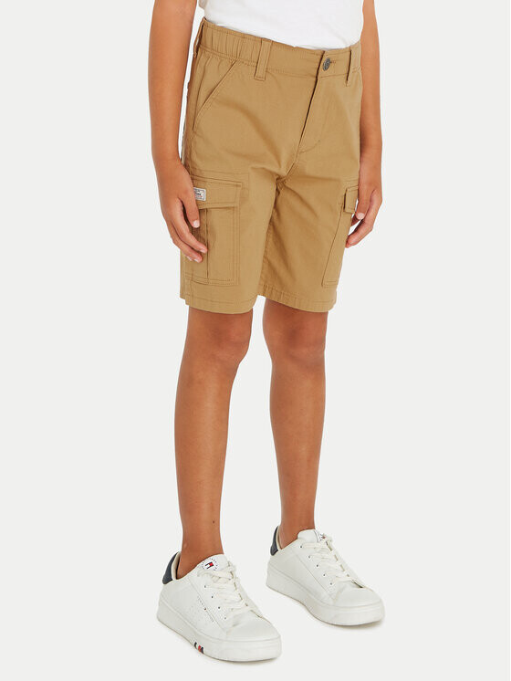 Тканевые шорты прямого кроя Tommy Hilfiger, бежевый
Тканевые шорты прямого кроя Tommy Hilfiger, бежевый