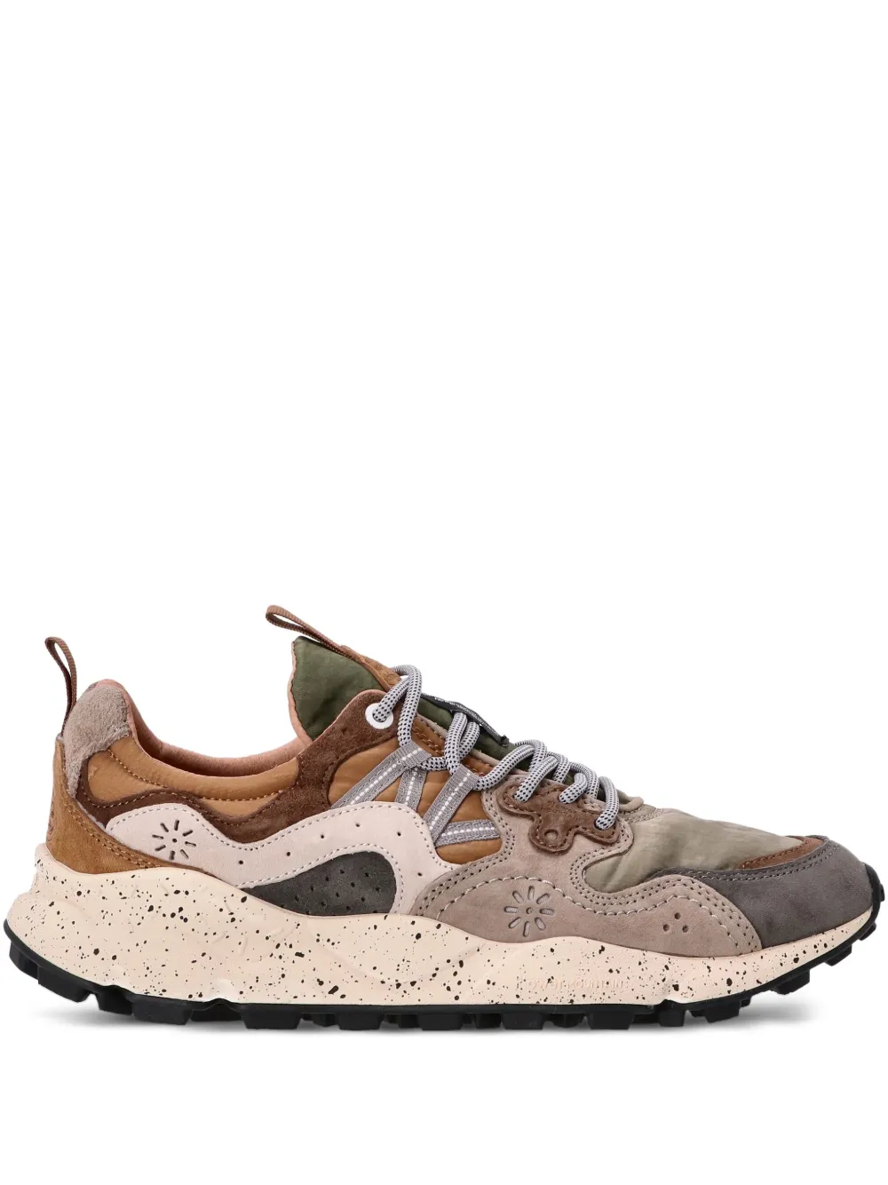 Кроссовки со вставками FLOWER MONTAIN, коричневый
Кроссовки со вставками FLOWER MONTAIN, коричневый