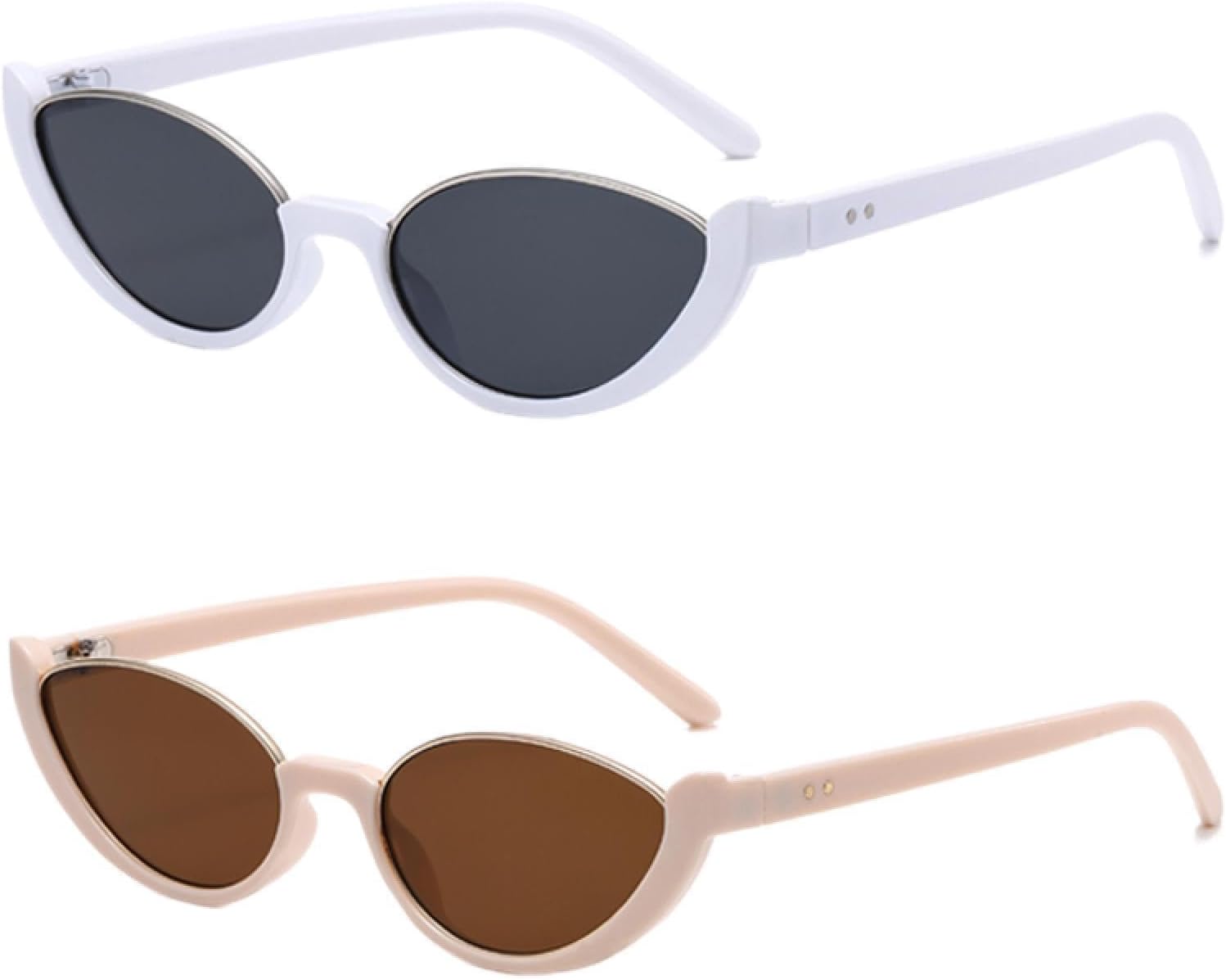 Солнцезащитные очки с защитой от УФ-излучения UV400 | Маленькие овальные, с леопардовым принтом "кошачий глаз" | Для женщин и мужчин, для занятий спортом на открытом воздухе и вождения DSVIGF, 2pcs Z03
Солнцезащитные очки с защитой от УФ-излучения UV400 | Маленькие овальные, с леопардовым принтом "кошачий глаз" | Для женщин и мужчин, для занятий спортом на открытом воздухе и вождения DSVIGF, 2pcs Z03