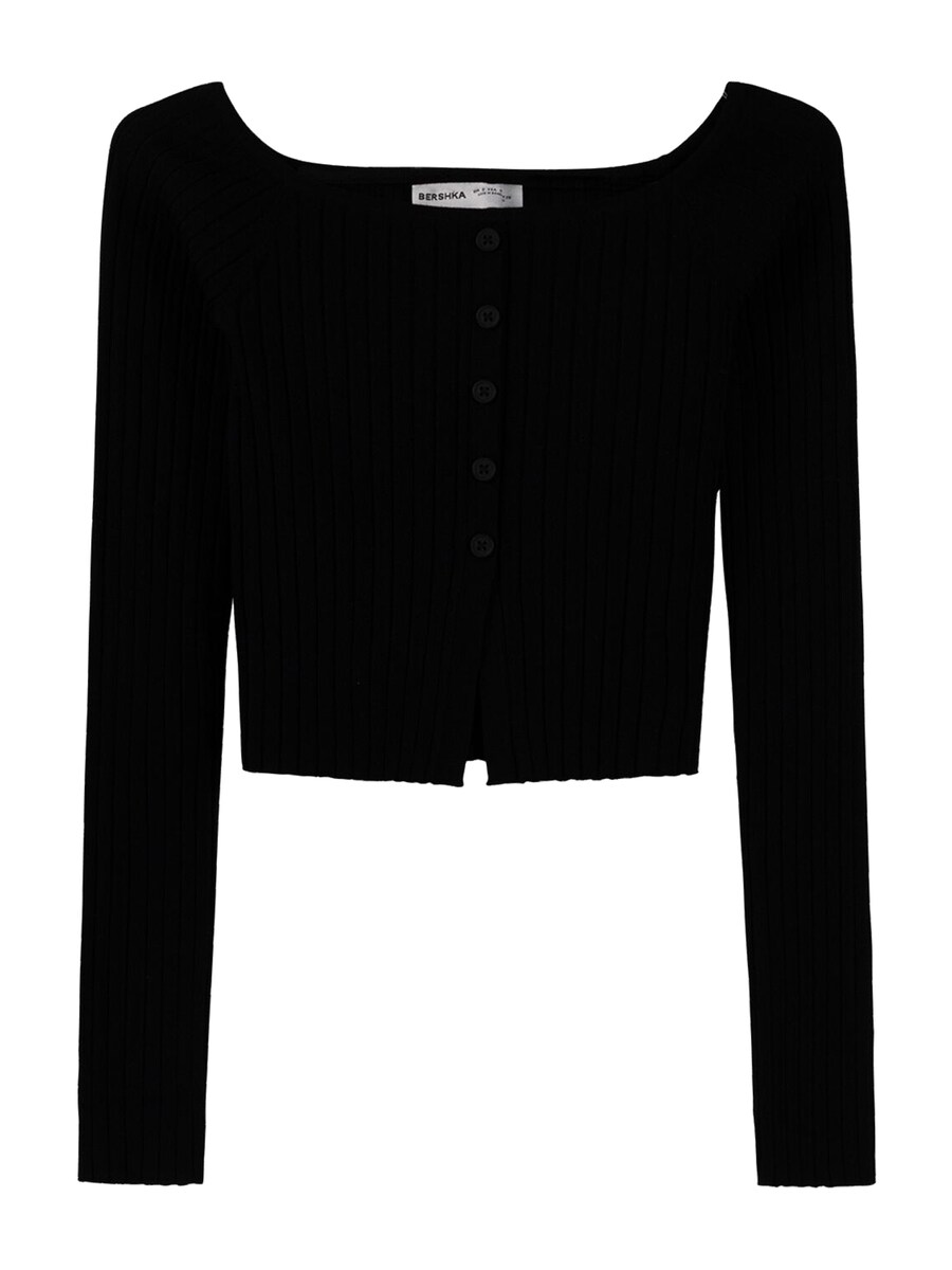 Свитер Bershka, черный
Свитер Bershka, черный