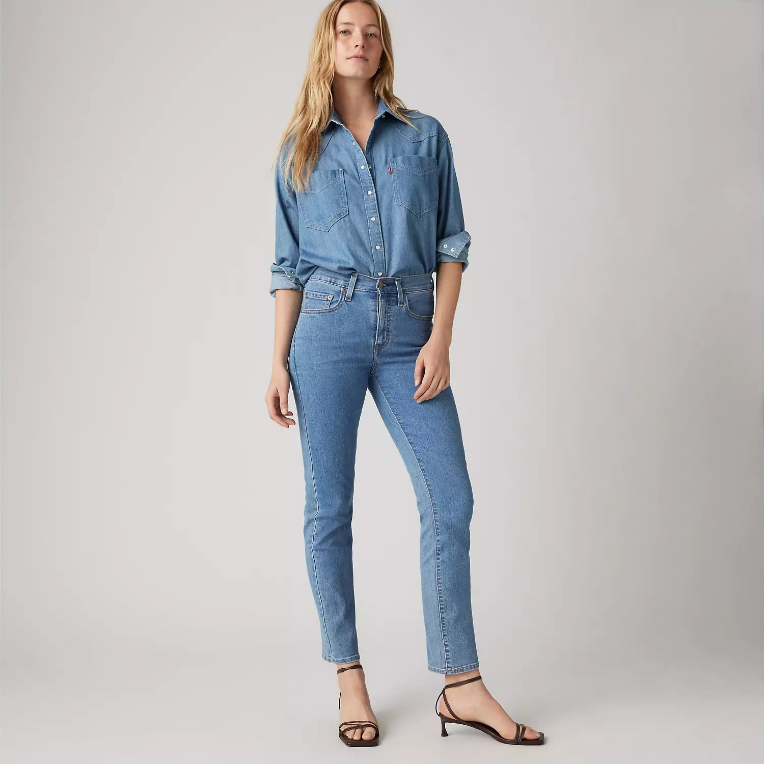 724 прямые женские джинсы с высокой посадкой Levi's, цвет We Have Arrived - Medium Wash
724 прямые женские джинсы с высокой посадкой Levi's, цвет We Have Arrived - Medium Wash