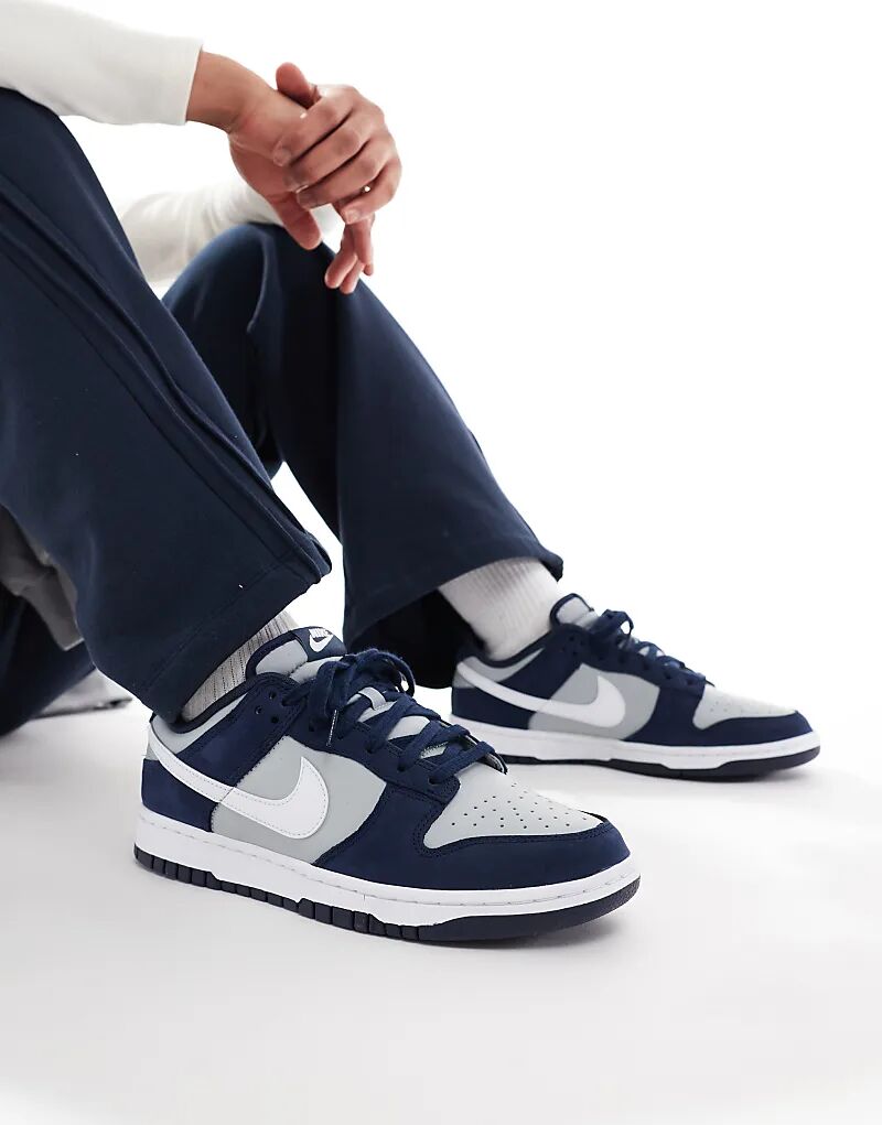 Кроссовки Dunk Low белого и серого цвета Nike
Кроссовки Dunk Low белого и серого цвета Nike