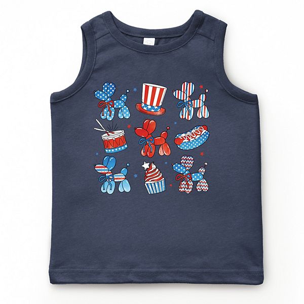 Патриотичный топ с принтом в виде фигурок из воздушных шаров The Juniper Shop
Патриотичный топ с принтом в виде фигурок из воздушных шаров The Juniper Shop