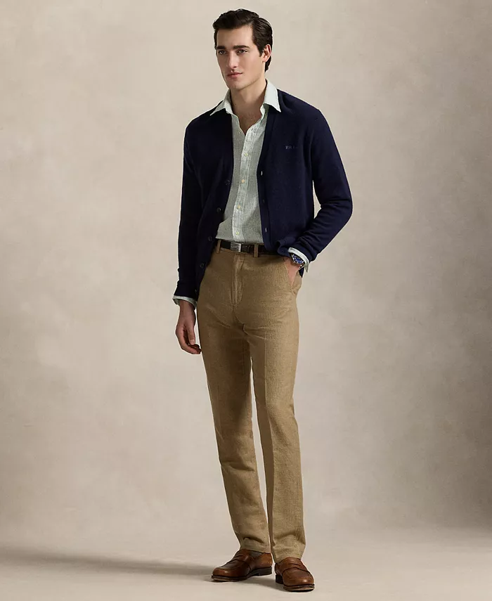 Мужские брюки прямого кроя в клетку "гусиная лапка" из твила Polo Ralph Lauren, коричневый/бежевый
Мужские брюки прямого кроя в клетку "гусиная лапка" из твила Polo Ralph Lauren, коричневый/бежевый