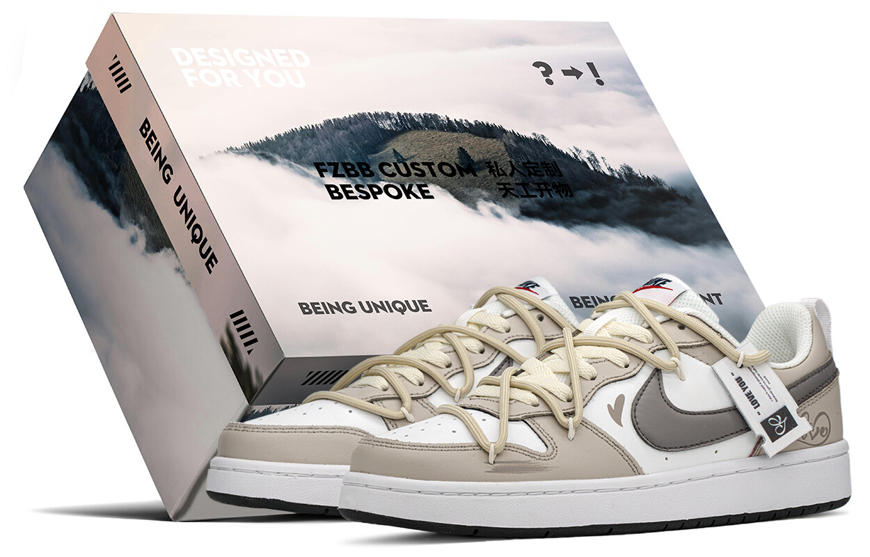Кроссовки Nike Court Borough Skateboarding Shoes Women's Low-top Gray/Beige, серый 
Кроссовки Nike Court Borough Skateboarding Shoes Women's Low-top Gray/Beige, серый