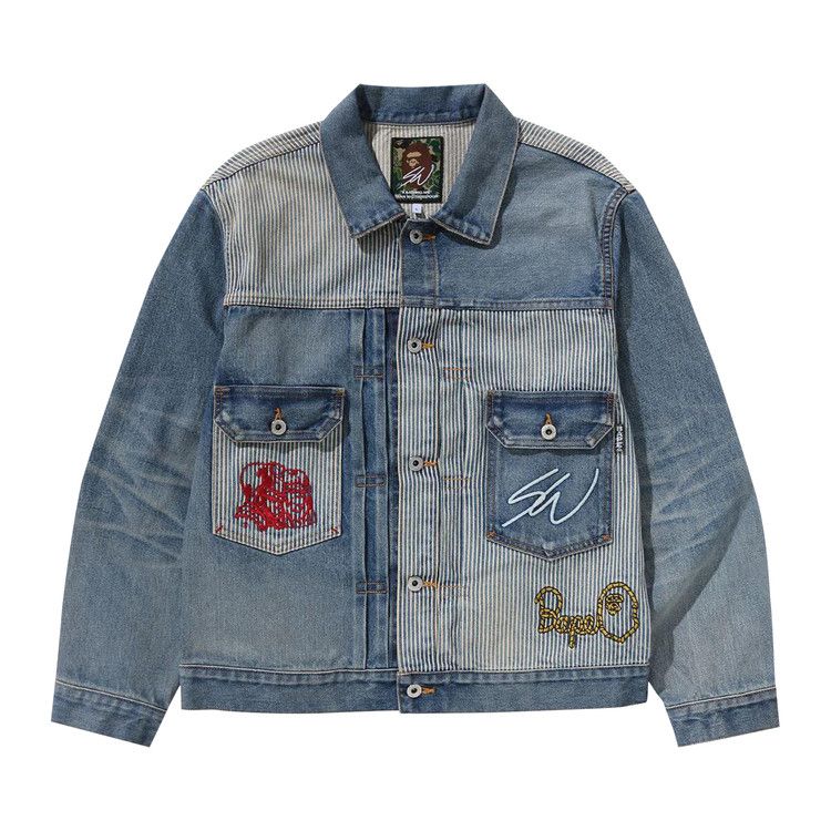Куртка BAPE x Sean Wotherspoon Crazy Denim Jacket, Indigo
Куртка BAPE x Sean Wotherspoon Crazy Denim Jacket, Indigo