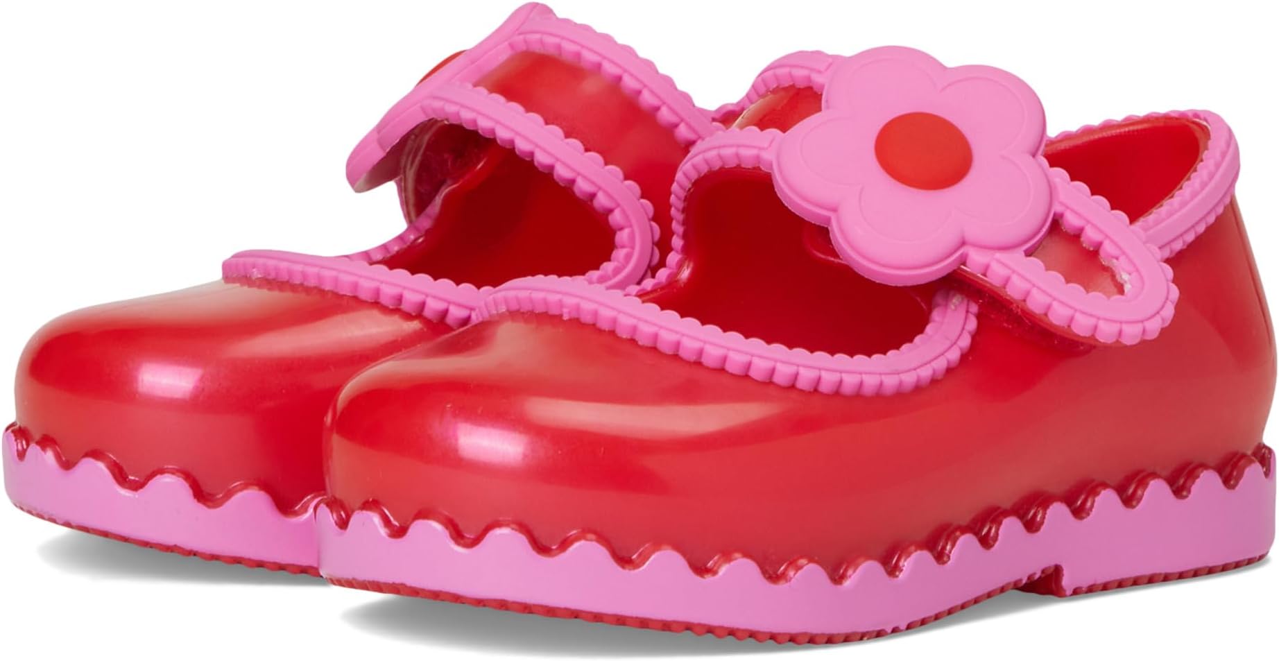 Балетки Mini Melissa Hip Ballerina, цвет Red/Lilac 
Балетки Mini Melissa Hip Ballerina, цвет Red/Lilac