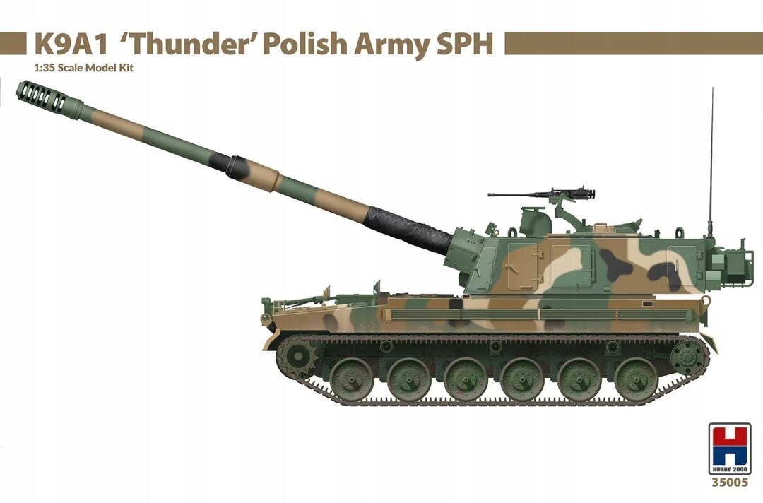 K9A1 'Thunder' САУ Войска Польского, Hobby 2000 г. 35005
K9A1 'Thunder' САУ Войска Польского, Hobby 2000 г. 35005