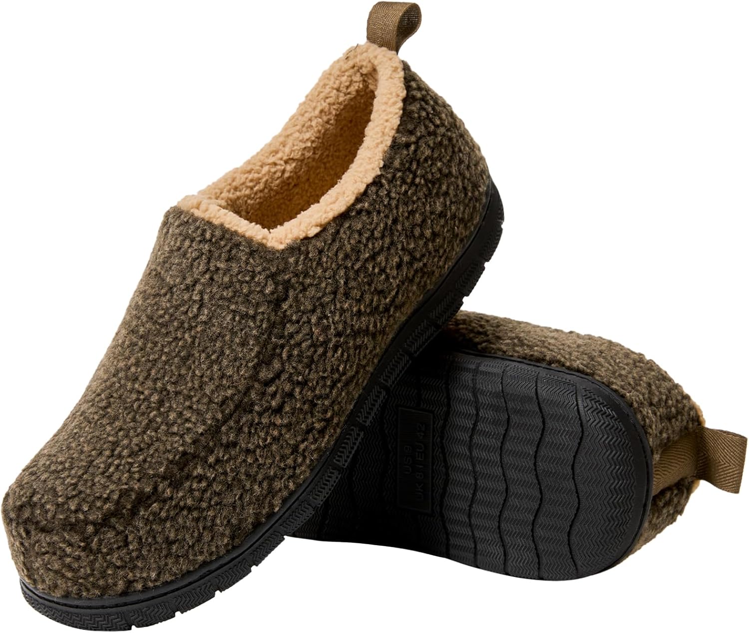 Унисекс тапочки WALKFUN с закрытой пяткой из шерпы, уютные и теплые домашние обувь, подходят для зимы и Рождества, берите на размер больше для комфорта, Brown-men Size
Унисекс тапочки WALKFUN с закрытой пяткой из шерпы, уютные и теплые домашние обувь, подходят для зимы и Рождества, берите на размер больше для комфорта, Brown-men Size