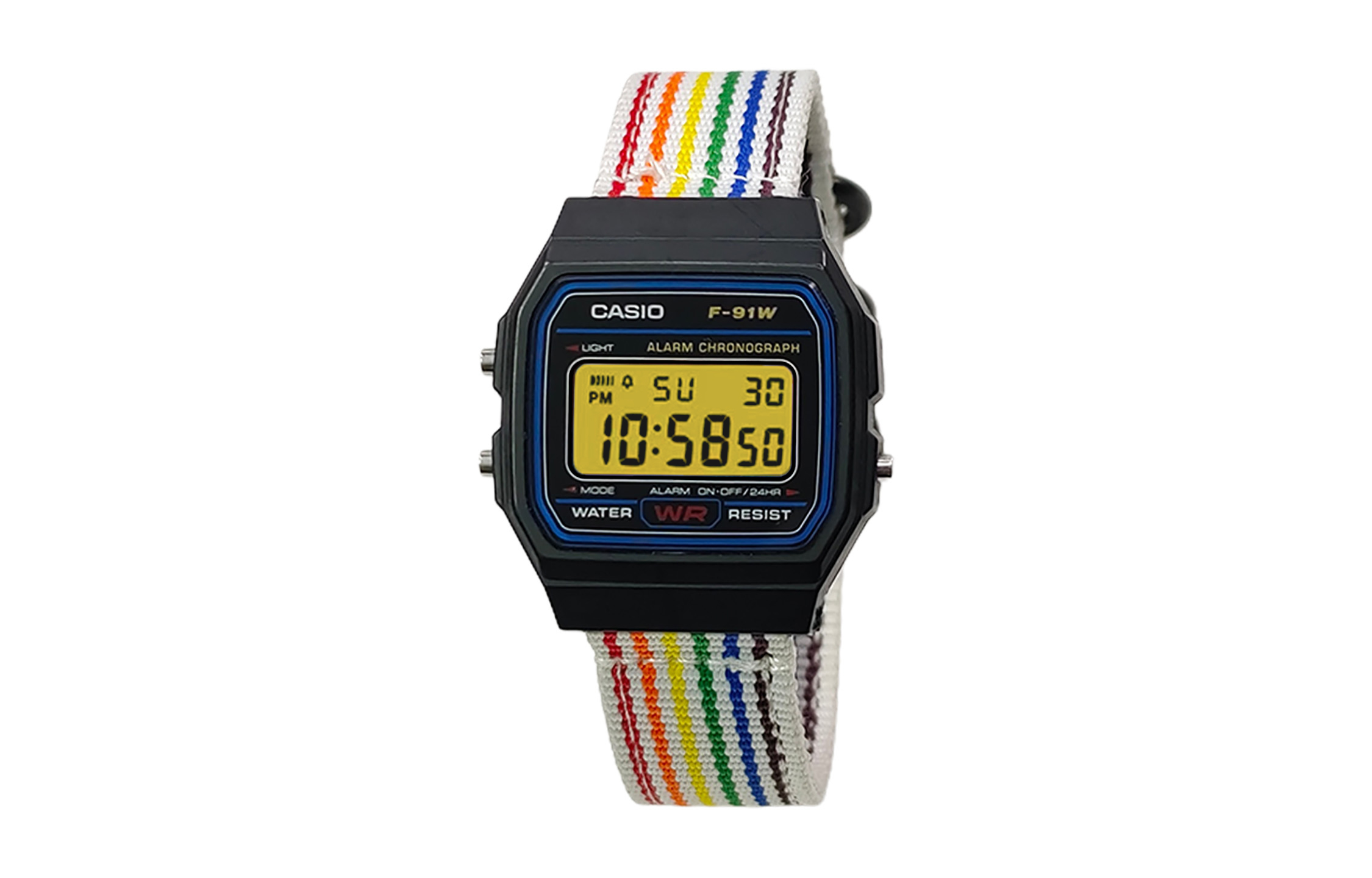 CASIO Мужские часы Retrofit Series с кварцевым механизмом и нейлоновым ремешком, черный циферблат
CASIO Мужские часы Retrofit Series с кварцевым механизмом и нейлоновым ремешком, черный циферблат