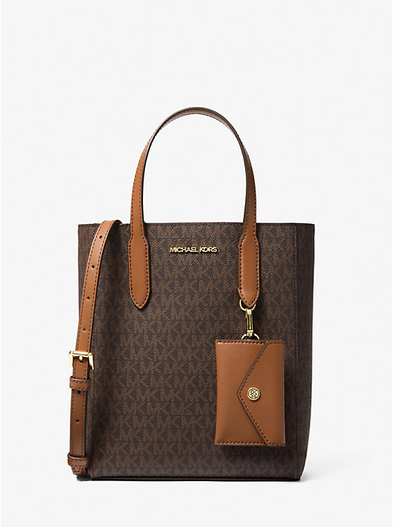 Маленькая сумка-тоут с фирменным логотипом Vincent и чехлом для карт Michael Kors, коричневый
Маленькая сумка-тоут с фирменным логотипом Vincent и чехлом для карт Michael Kors, коричневый