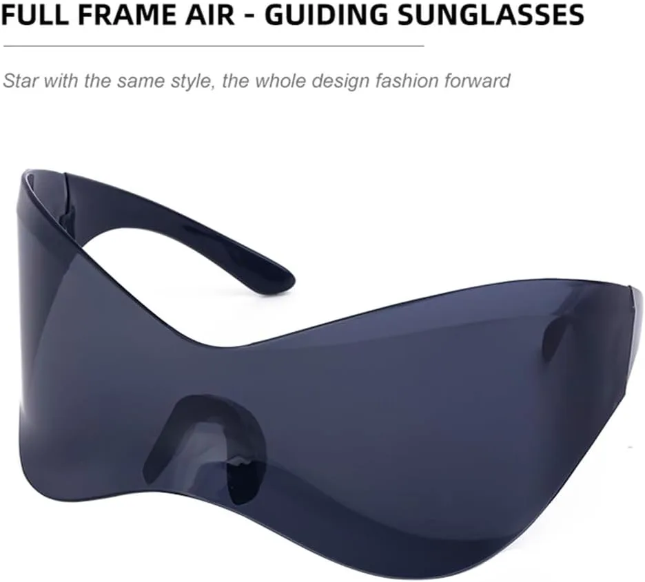 Большие солнцезащитные очки-щитки без оправы, в стиле панк, для женщин и мужчин, цельные солнцезащитные очки, винтажные солнцезащитные очки WNCKSQ, C2brown
Большие солнцезащитные очки-щитки без оправы, в стиле панк, для женщин и мужчин, цельные солнцезащитные очки, винтажные солнцезащитные очки WNCKSQ, C2brown