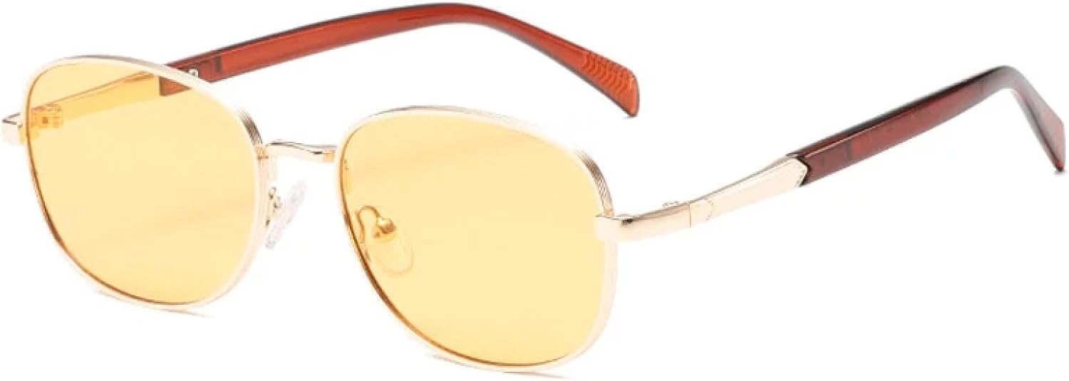 Ретро-солнцезащитные очки в металлической оправе для женщин, модные очки с прозрачными линзами, защита от УФ-излучения UV400 для мужчин, панк-солнцезащитные очки SZVVBKK, Golden Yellow
Ретро-солнцезащитные очки в металлической оправе для женщин, модные очки с прозрачными линзами, защита от УФ-излучения UV400 для мужчин, панк-солнцезащитные очки SZVVBKK, Golden Yellow