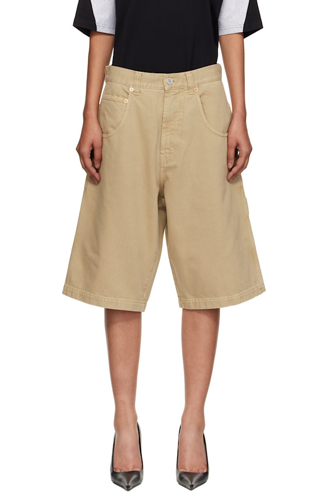 Джинсовые шорты в стиле хип-хоп Vetements, коричневый
Джинсовые шорты в стиле хип-хоп Vetements, коричневый