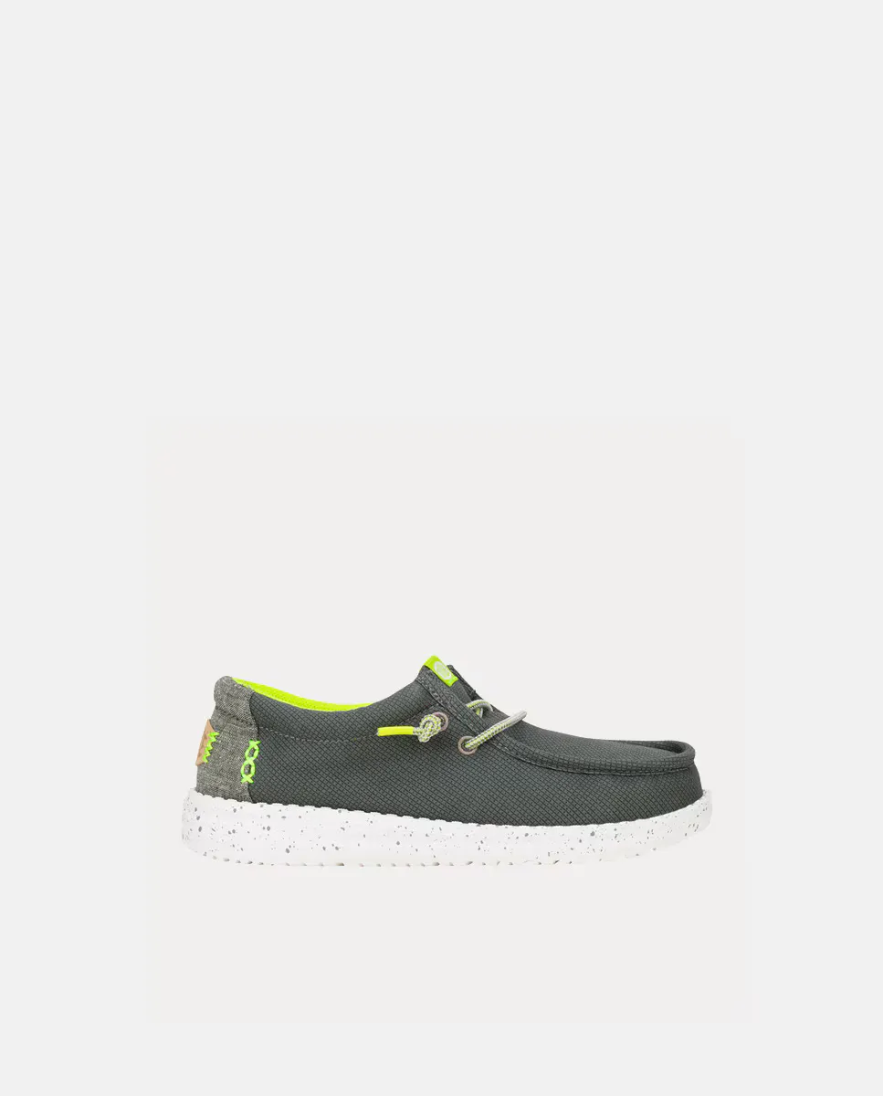 Туфли для мальчиков на шнуровке из ткани HeyDude, серый
Туфли для мальчиков на шнуровке из ткани HeyDude, серый