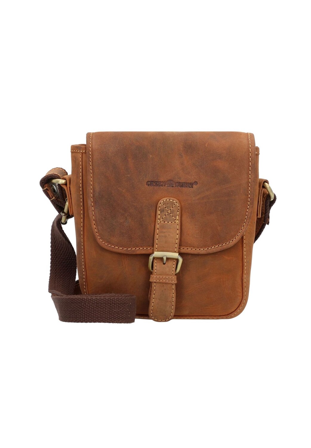 Винтажная кожаная сумка через плечо 21 см Green Burry, коричневый
Винтажная кожаная сумка через плечо 21 см Green Burry, коричневый