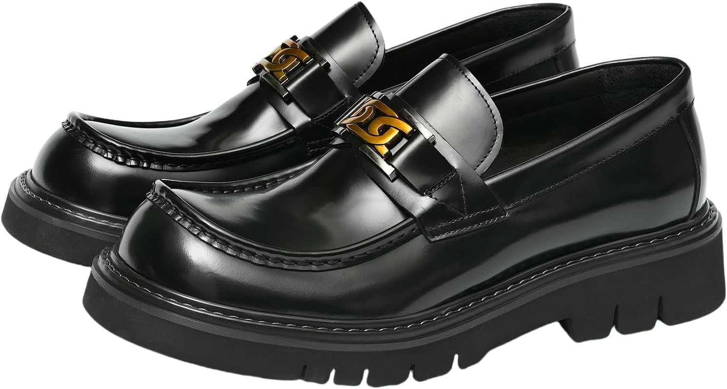 Мужские кожаные повседневные лоферы neweyesee - лоферы с круглым носком из лакированной кожи с модным ремешком, подошва из нескользящей резины, подходят для вечеринок, вечеров, балов и свадеб, черный
Мужские кожаные повседневные лоферы neweyesee - лоферы с круглым носком из лакированной кожи с модным ремешком, подошва из нескользящей резины, подходят для вечеринок, вечеров, балов и свадеб, черный