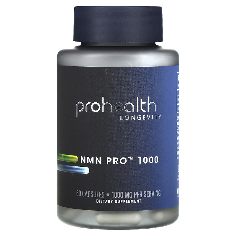 ProHealth Longevity, Uthever, NMN Pro 1000, 1000 мг, 60 капсул (500 мг в 1 капсуле)
ProHealth Longevity, Uthever, NMN Pro 1000, 1000 мг, 60 капсул (500 мг в 1 капсуле)