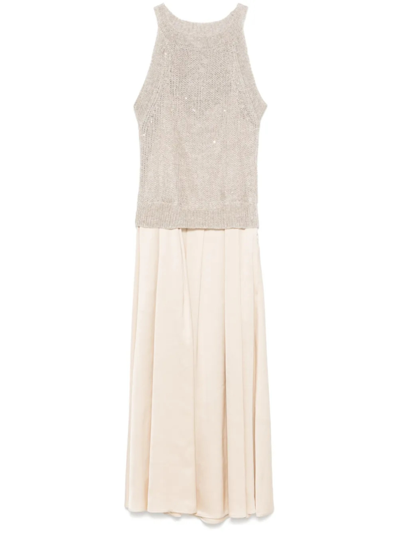 Peserico платье макси с пайетками, нейтральный
Peserico платье макси с пайетками, нейтральный
