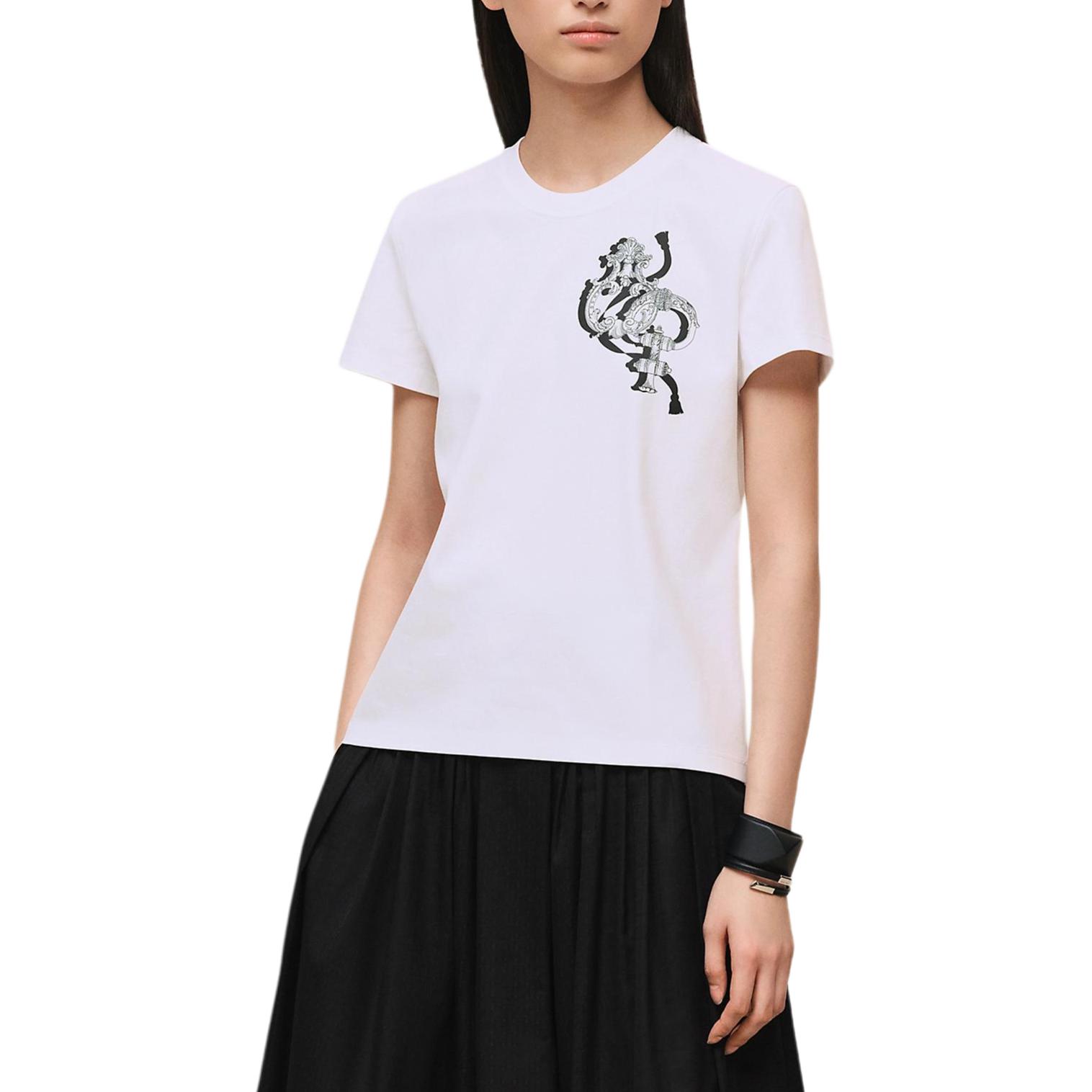 HERMES Футболка Women's White с круглым вырезом, умеренно прямого кроя, Белый, HERMES Футболка Women's White с круглым вырезом, умеренно прямого кроя
HERMES Футболка Women's White с круглым вырезом, умеренно прямого кроя, Белый, HERMES Футболка Women's White с круглым вырезом, умеренно прямого кроя