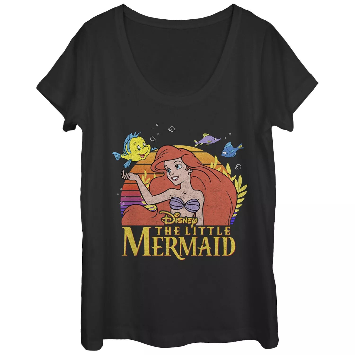 Детская футболка Disney's The Little Mermaid Ariel And Flounder Sunset с овальным вырезом Licensed Character
Детская футболка Disney's The Little Mermaid Ariel And Flounder Sunset с овальным вырезом Licensed Character