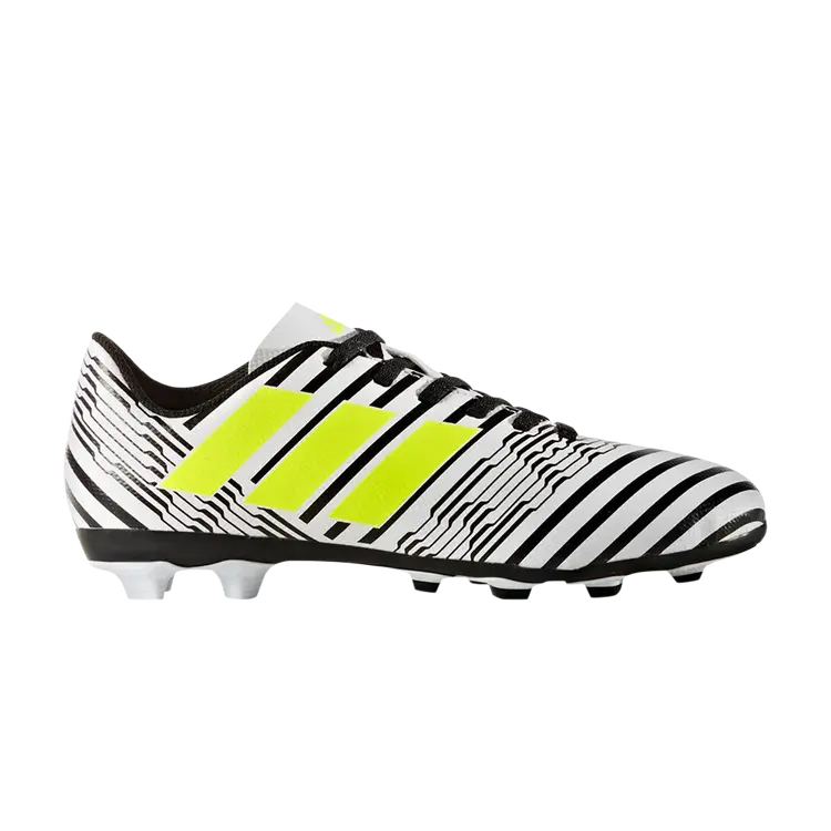 Кроссовки Nemeziz 17.4 FxG J, цвет White Black Solar
Кроссовки Nemeziz 17.4 FxG J, цвет White Black Solar