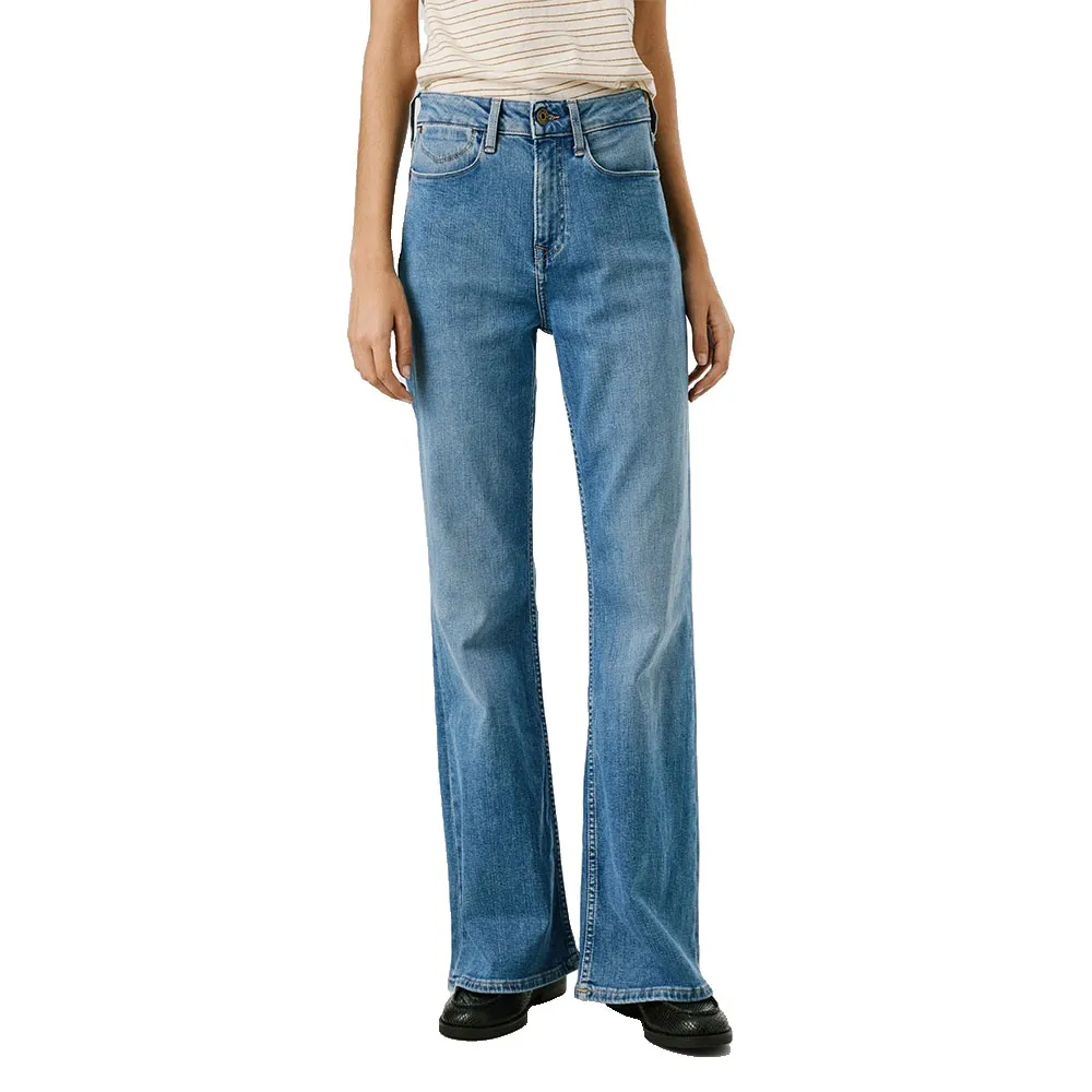 Джинсы Pepe Willa Flare high waist, синий
Джинсы Pepe Willa Flare high waist, синий