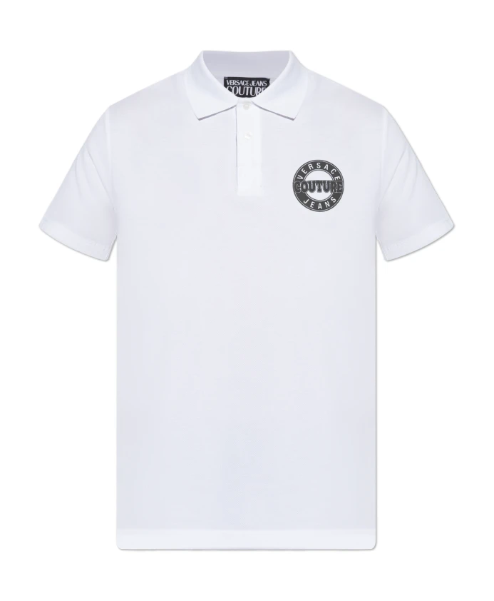 Рубашка-Поло с напечатанным логотипом Versace Jeans Couture, белый
Рубашка-Поло с напечатанным логотипом Versace Jeans Couture, белый