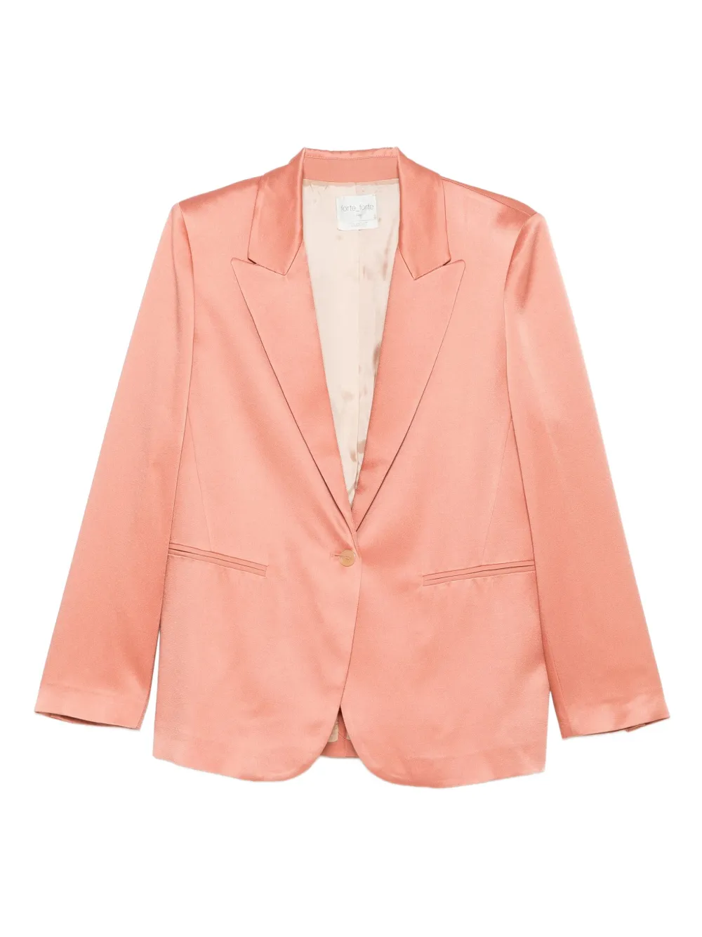 Однобортный блейзер Forte Forte, розовый
Однобортный блейзер Forte Forte, розовый