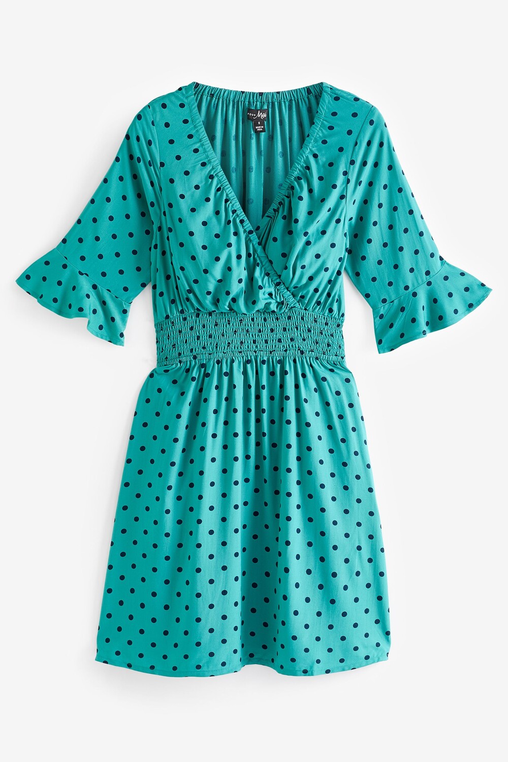 Короткое платье Carmen с короткими рукавами и эластичным вырезом Pour Moi, зеленый
Короткое платье Carmen с короткими рукавами и эластичным вырезом Pour Moi, зеленый