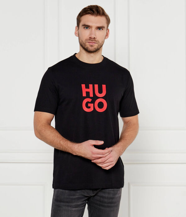Футболка мужская Hugo хлопковая с логотипом бренда, черный
Футболка мужская Hugo хлопковая с логотипом бренда, черный