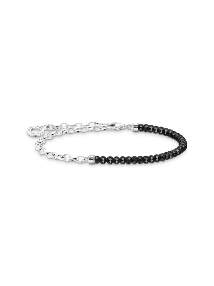 Thomas Sabo Браслет с черными жемчужинами в серебряной и черной оправе
Thomas Sabo Браслет с черными жемчужинами в серебряной и черной оправе