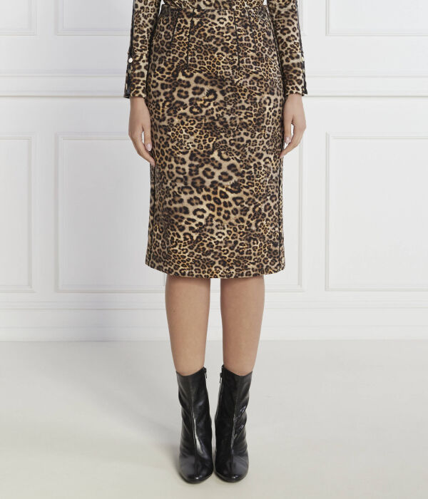 Юбка Marc Cain с леопардовым принтом, бежевый
Юбка Marc Cain с леопардовым принтом, бежевый
