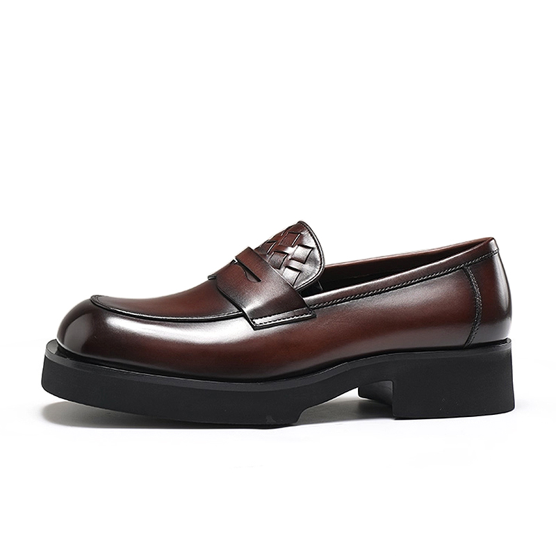 Bansley Мужские лоферы черно-красно-коричневые, цвет Red Brown
Bansley Мужские лоферы черно-красно-коричневые, цвет Red Brown