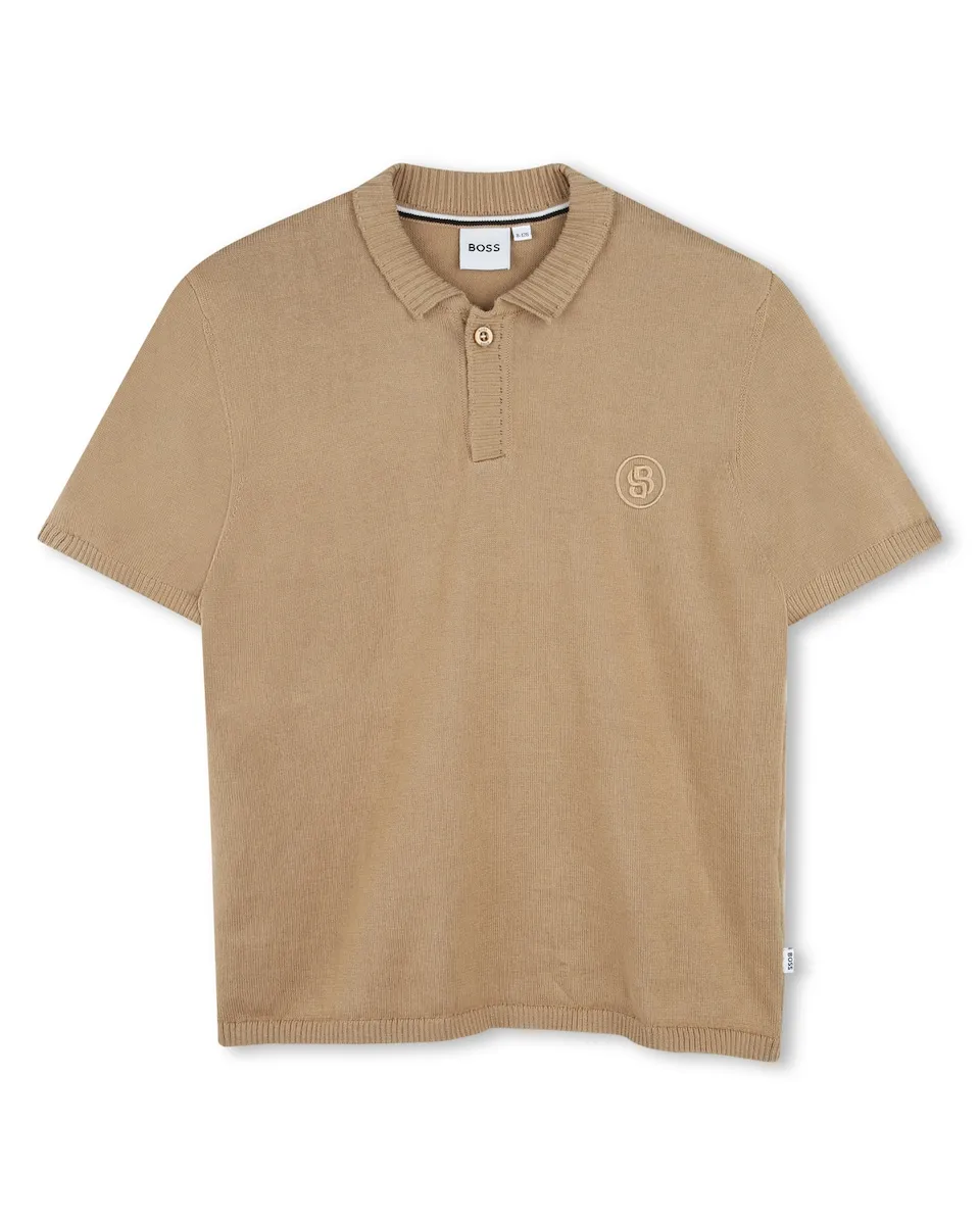 Детская футболка-поло коричневого цвета из хлопка Boss Kidswear, светло-коричневый
Детская футболка-поло коричневого цвета из хлопка Boss Kidswear, светло-коричневый