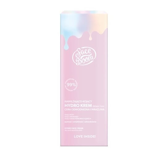 Увлажняющий и успокаивающий гидрокрем день/ночь для обезвоженной и чувствительной кожи, 50 мл Bb Faceboom
Увлажняющий и успокаивающий гидрокрем день/ночь для обезвоженной и чувствительной кожи, 50 мл Bb Faceboom