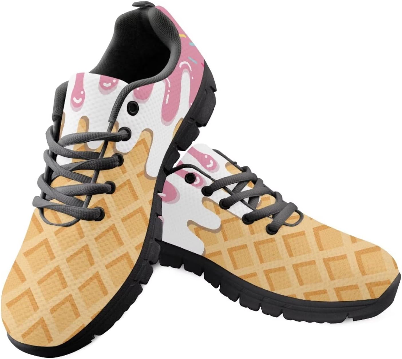 Женские и мужские кроссовки GalaxyShoes для бега, спортивные модные кеды, противоскользящие теннисные туфли для ходьбы, черная подошва Getelinseng
Женские и мужские кроссовки GalaxyShoes для бега, спортивные модные кеды, противоскользящие теннисные туфли для ходьбы, черная подошва Getelinseng