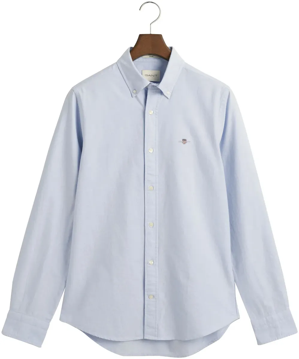 Рубашка Gant с длинными рукавами "Slim Fit Oxford Shirt Structured Durable Thicker", Оксфордская рубашка Slim Fit, голубой
Рубашка Gant с длинными рукавами "Slim Fit Oxford Shirt Structured Durable Thicker", Оксфордская рубашка Slim Fit, голубой