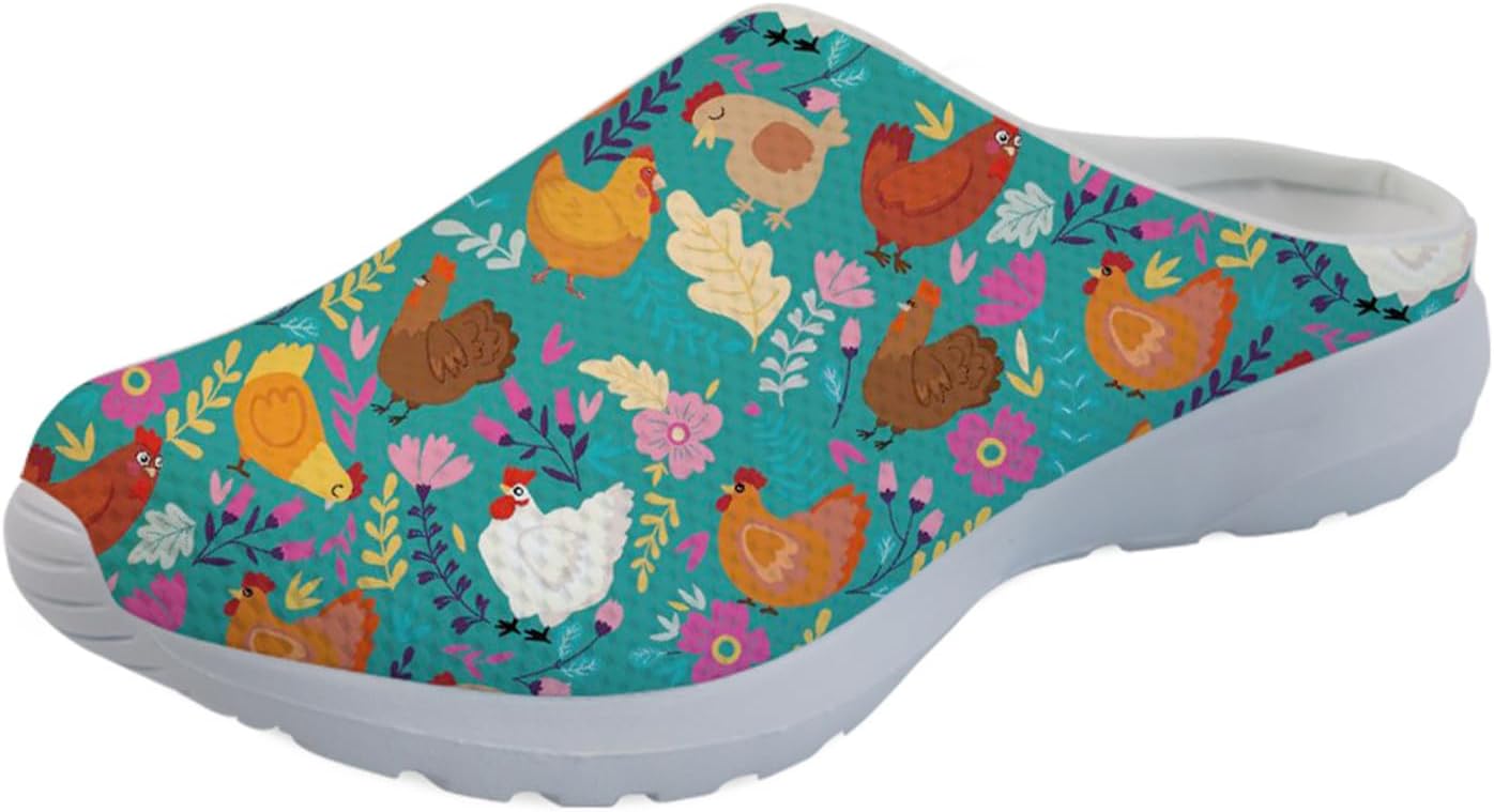Женские слипоны-мюли Forchrinse Black Bat Cobweb, мужские садовые сабо, сетчатые прогулочные туфли для повседневной носки, работы и спортзала, Rooster Flower
Женские слипоны-мюли Forchrinse Black Bat Cobweb, мужские садовые сабо, сетчатые прогулочные туфли для повседневной носки, работы и спортзала, Rooster Flower