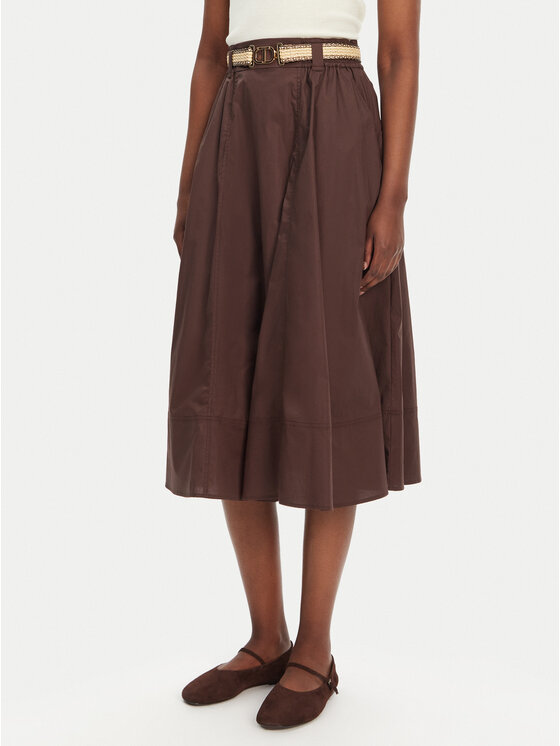 Трапециевидная юбка стандартный крой 251TT202J Twinset, коричневый
Трапециевидная юбка стандартный крой 251TT202J Twinset, коричневый