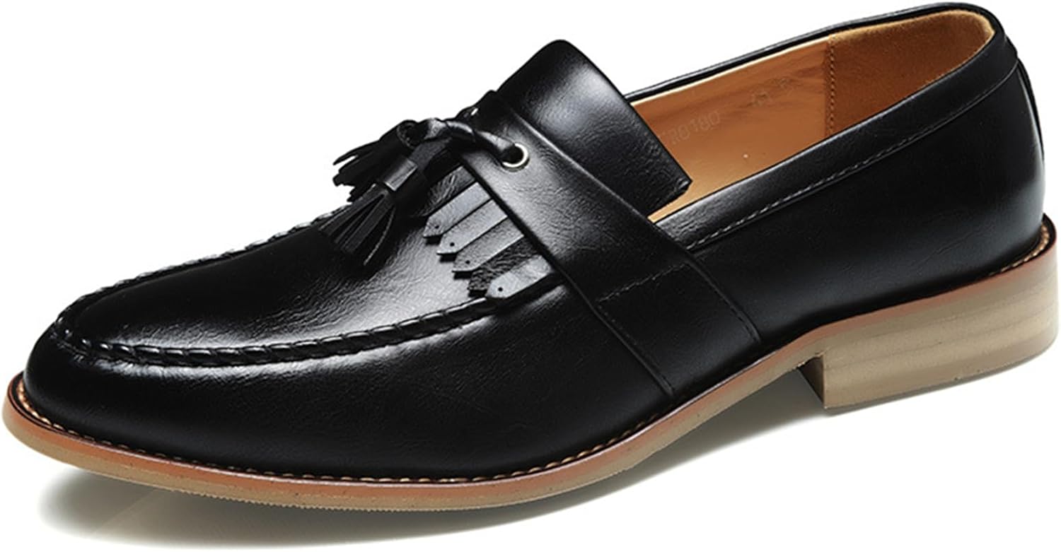 Мужские классические туфли-лоферы, удобные слипоны, модные кожаные пенни-лоферы с кисточкой, деловая повседневная обувь Abborora, черный
Мужские классические туфли-лоферы, удобные слипоны, модные кожаные пенни-лоферы с кисточкой, деловая повседневная обувь Abborora, черный