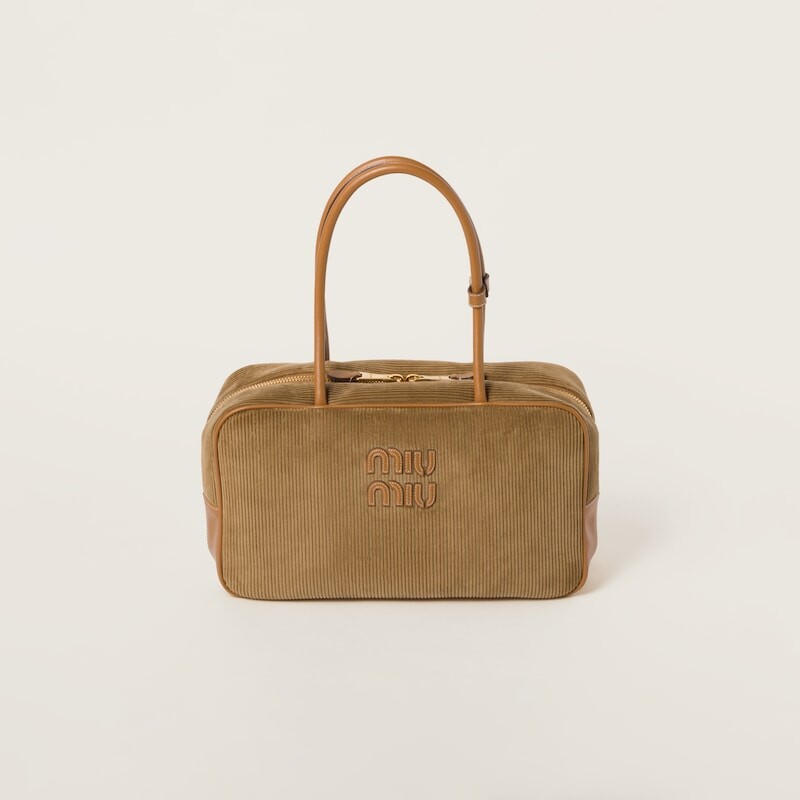 Вельветовая сумочка Beau Miu Miu, коричневый
Вельветовая сумочка Beau Miu Miu, коричневый