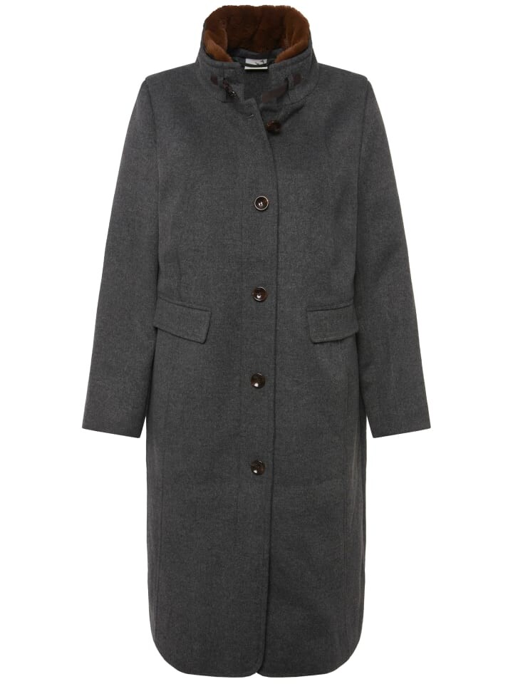 Шерстяная куртка Ulla Popken, серо-коричневый
Шерстяная куртка Ulla Popken, серо-коричневый