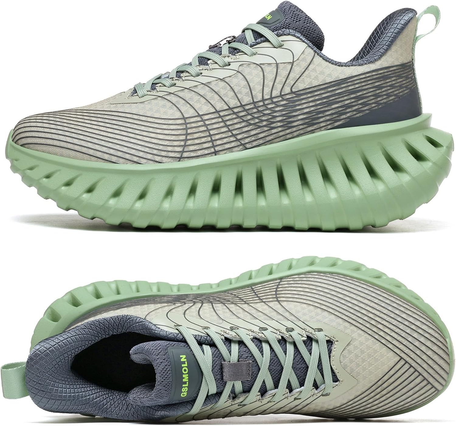 Мужские кроссовки GSLMOLN для прогулок, повседневная обувь, дышащие, легкие кроссовки для ходьбы, тренировок и спортзала, амортизирующие, гибкие мужские тренировки, модные кроссовки, зеленый
Мужские кроссовки GSLMOLN для прогулок, повседневная обувь, дышащие, легкие кроссовки для ходьбы, тренировок и спортзала, амортизирующие, гибкие мужские тренировки, модные кроссовки, зеленый
