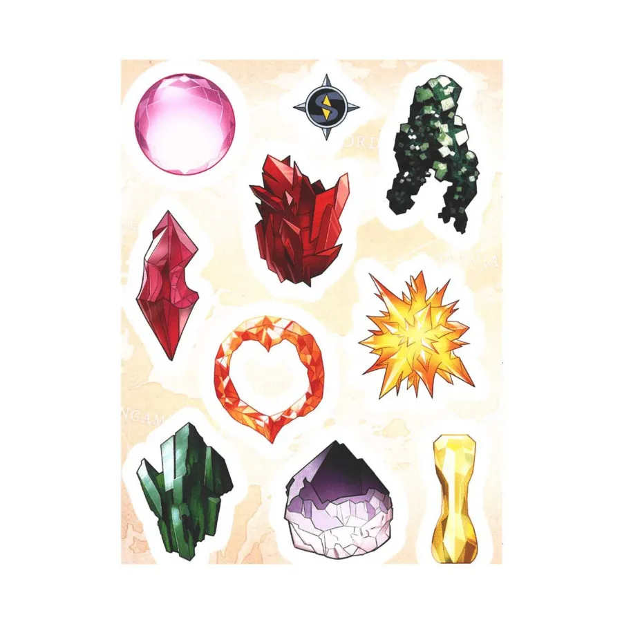 Лист наклеек «Хрустальное сердце» №1 — Кристаллы, Role Playing Games (Up to Four Players) 
Лист наклеек «Хрустальное сердце» №1 — Кристаллы, Role Playing Games (Up to Four Players)