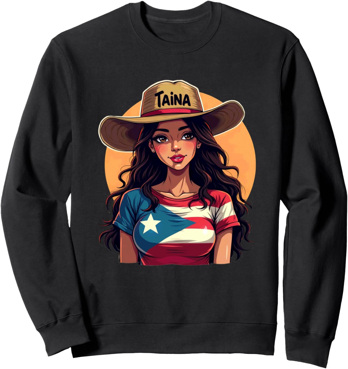 Тайна, девушка с пуэрториканским флагом, искусство гордости, пуэрториканская принцесса, толстовка Llego El Boricua, черный
Тайна, девушка с пуэрториканским флагом, искусство гордости, пуэрториканская принцесса, толстовка Llego El Boricua, черный