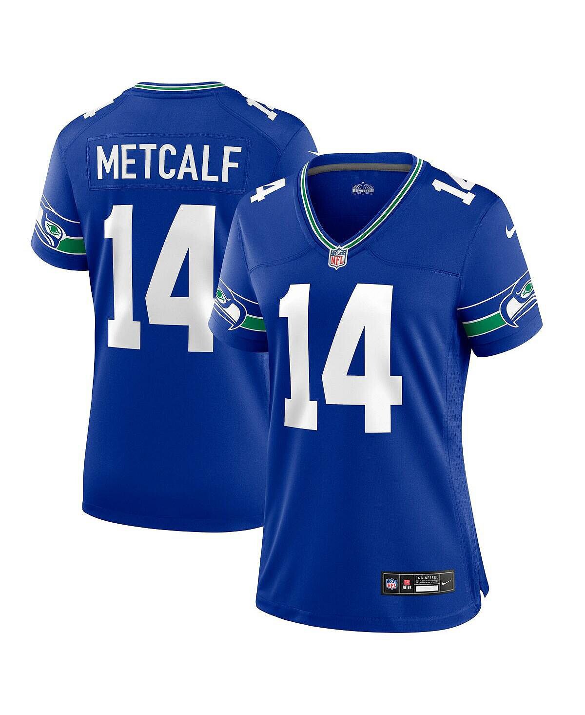 Женское игровое джерси DK Metcalf Royal Seattle Seahawks Throwback Player Nike
Женское игровое джерси DK Metcalf Royal Seattle Seahawks Throwback Player Nike