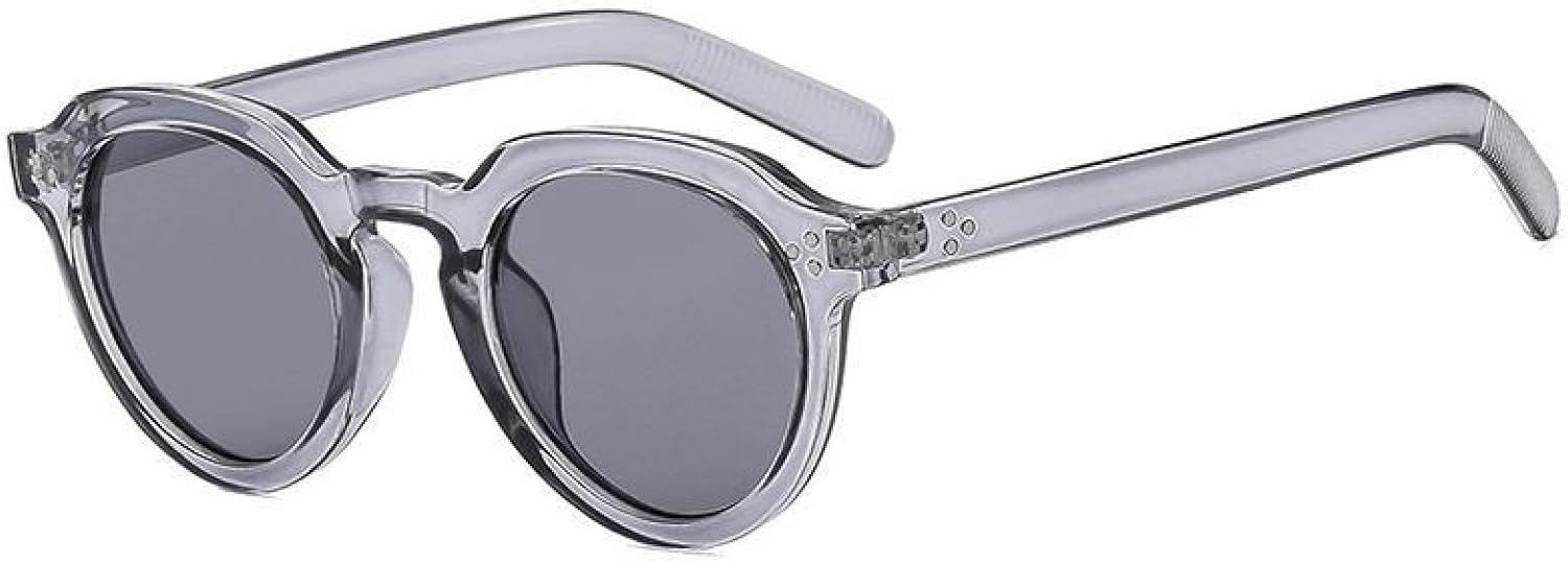 Винтажные классические солнцезащитные очки с заклепками, неправильной формы, круглые, женские и мужские, в стиле люкс, панк, популярные, с защитой от УФ-излучения UV400 TYUVIVO, Gray Black
Винтажные классические солнцезащитные очки с заклепками, неправильной формы, круглые, женские и мужские, в стиле люкс, панк, популярные, с защитой от УФ-излучения UV400 TYUVIVO, Gray Black