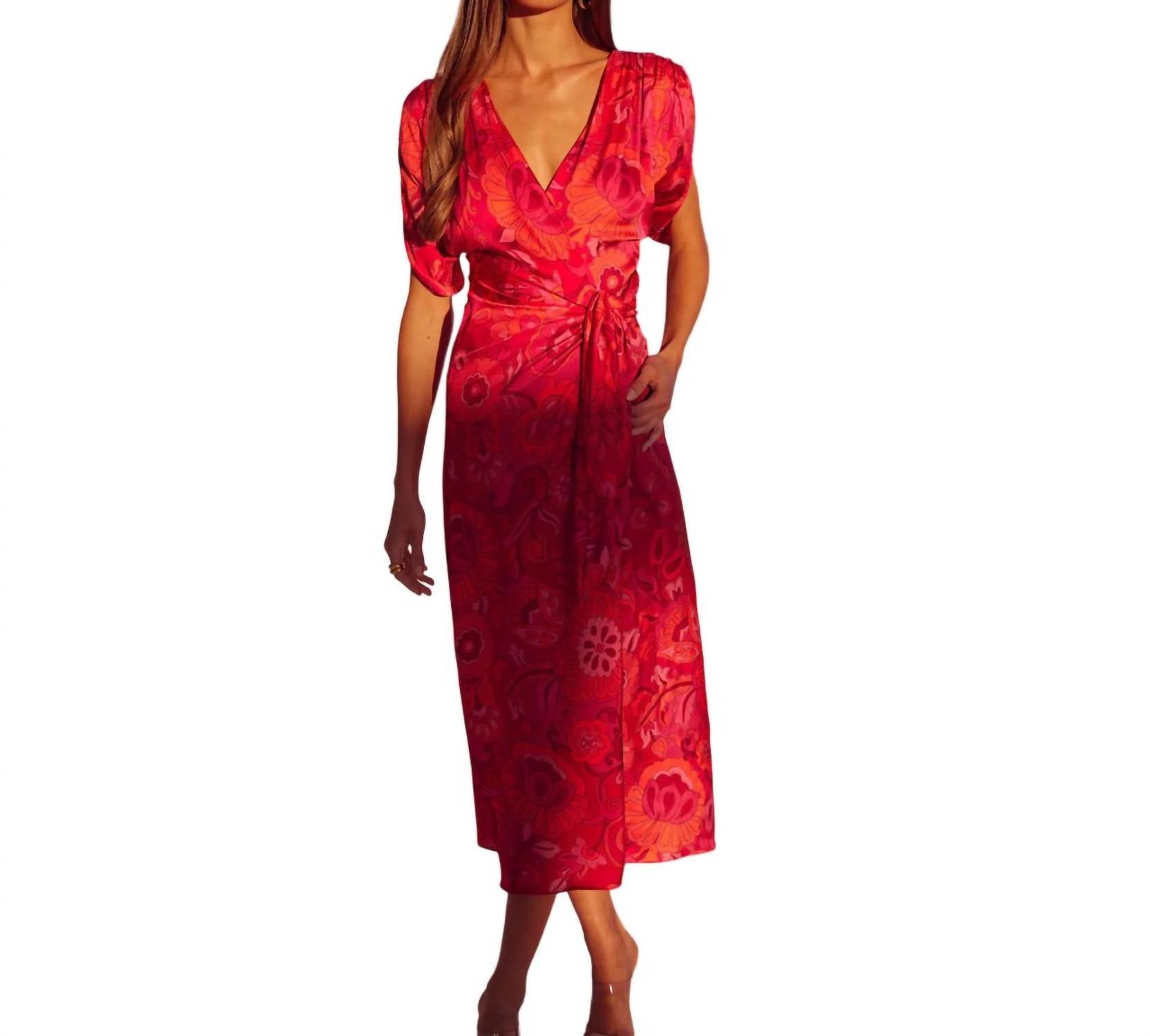 Платье Франчески в красном цвете Misa Los Angeles
Платье Франчески в красном цвете Misa Los Angeles