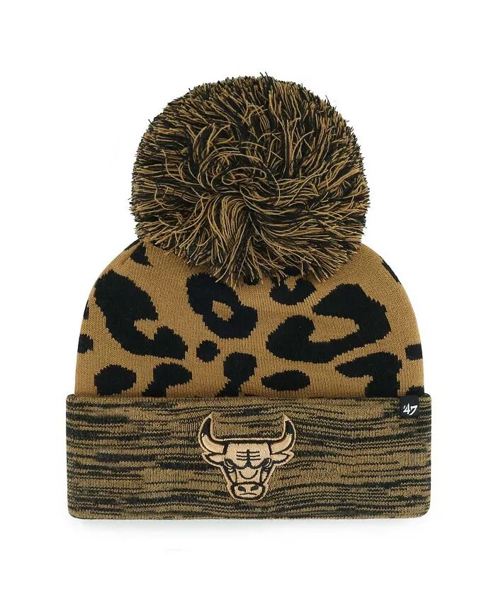 Женская вязаная шапка с манжетами и помпоном с принтом «Chicago Bulls Rosette» '47 Brand
Женская вязаная шапка с манжетами и помпоном с принтом «Chicago Bulls Rosette» '47 Brand